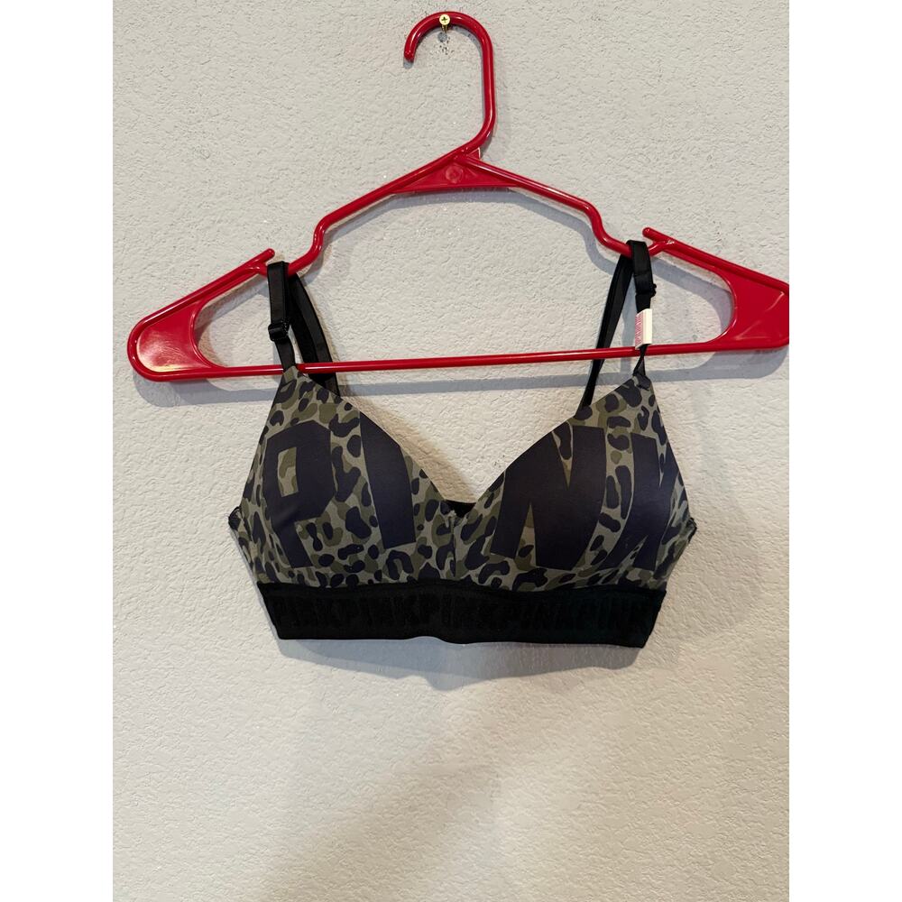 PINK by Victoria Secret Wear Everywhere Push‎ Up Bra Camo Size: 32A - NWT